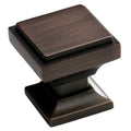 Oil Rubbed Bronze Square Cabinet Knobs (Pack of 10) W26988