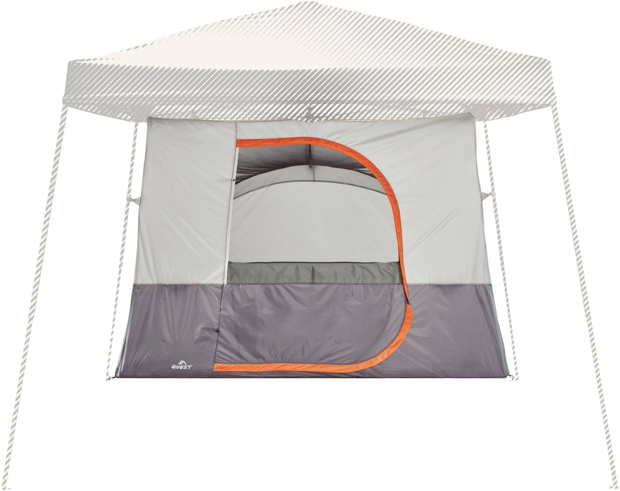 Gray/Orange Canopy Side Tent P67576