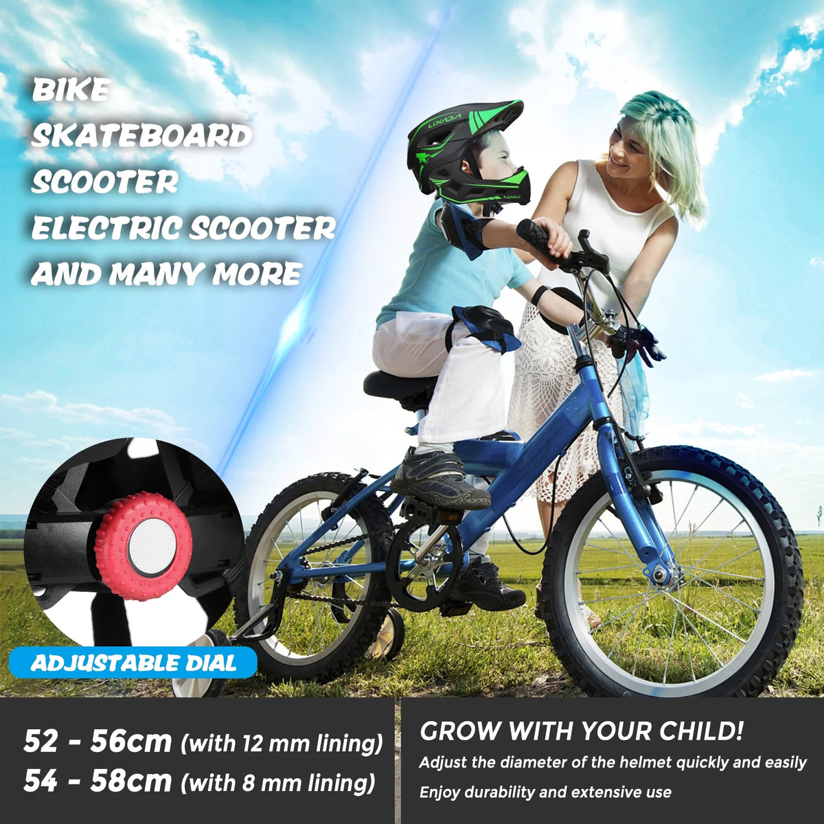 Bike Helmet Table Runner 13 X 70 Decoration Set M540171
