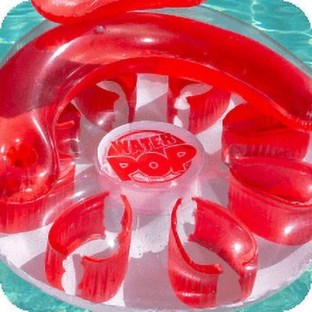 Red Circular Swimming Pool Tube Float Lounge J9699
