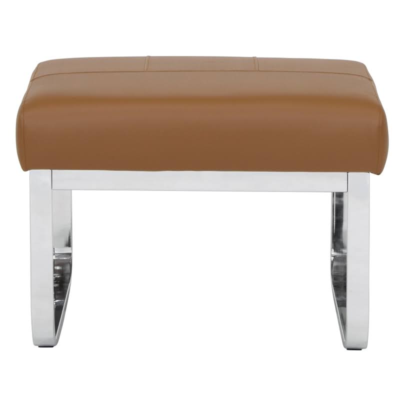Caramel Brown 2-Piece Accent Chair and Ottoman Set G757