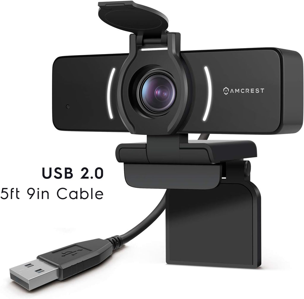 1080P Webcam with Microphone & Privacy Cover, USB Camera, Wide Angle Lens R752