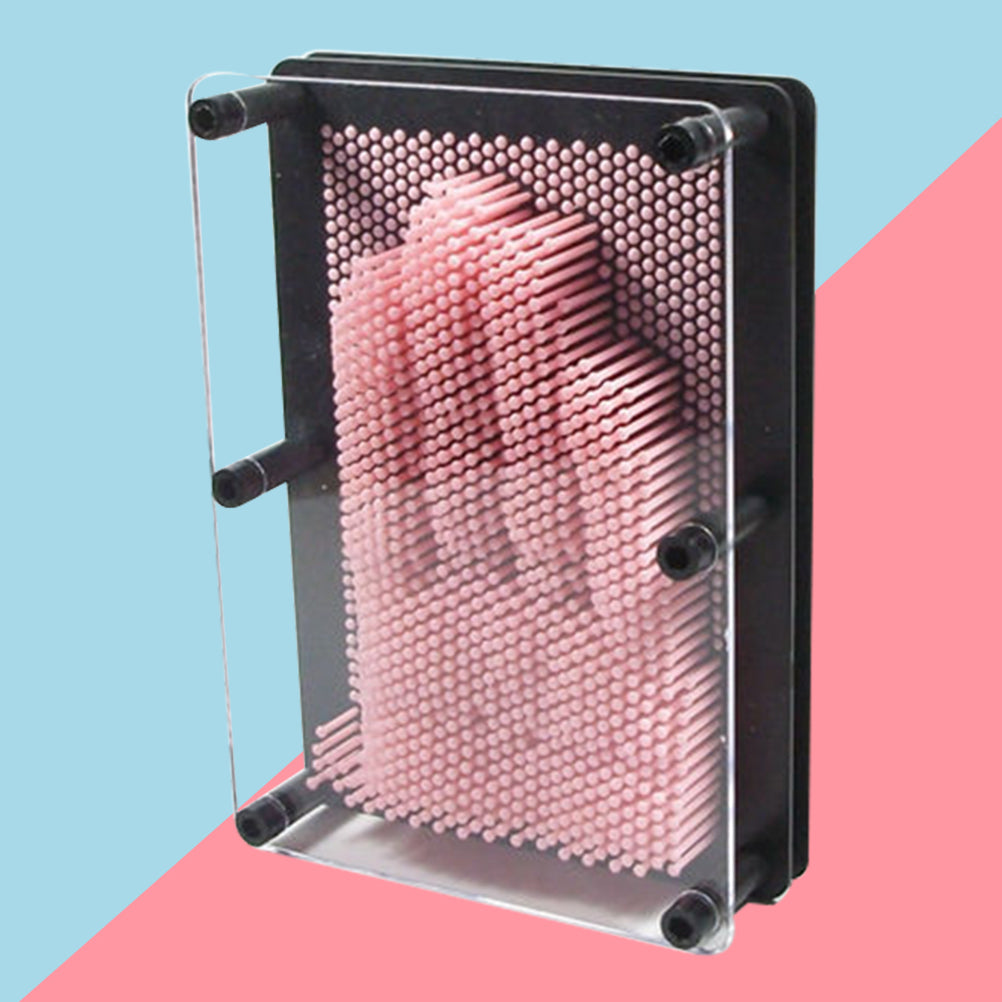 Medium Size Pink 3-Dimensional Pin Art Board Toy O536671