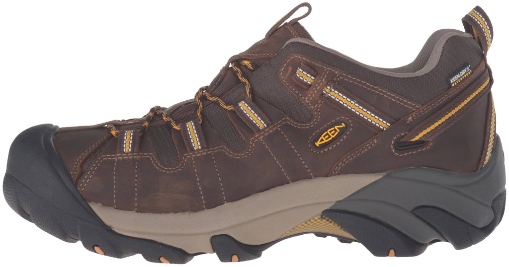 Cascade Brown/Golden Yellow Wide Hiking Boots Y421