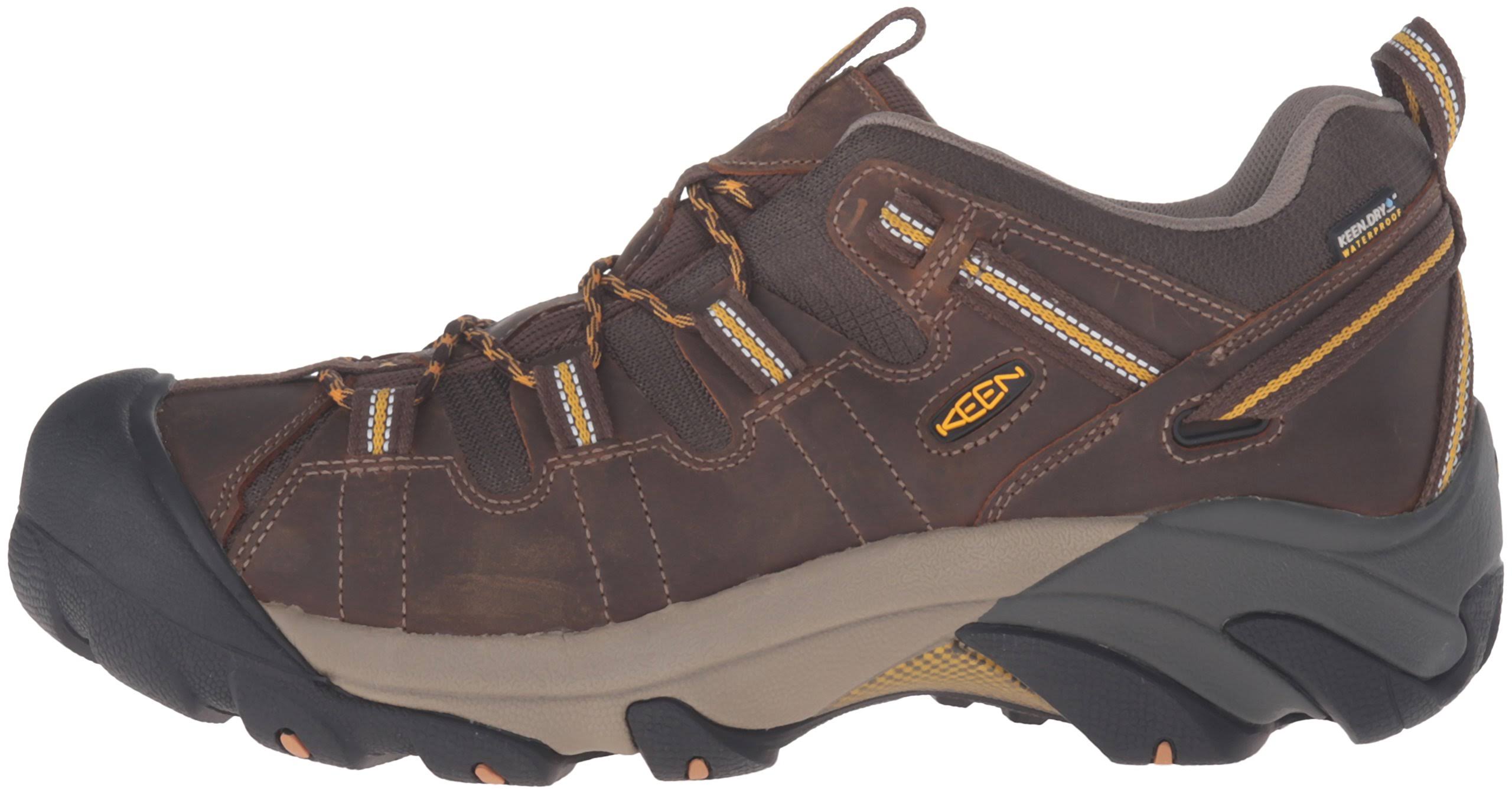 Cascade Brown/Golden Yellow Wide Hiking Boots Y421