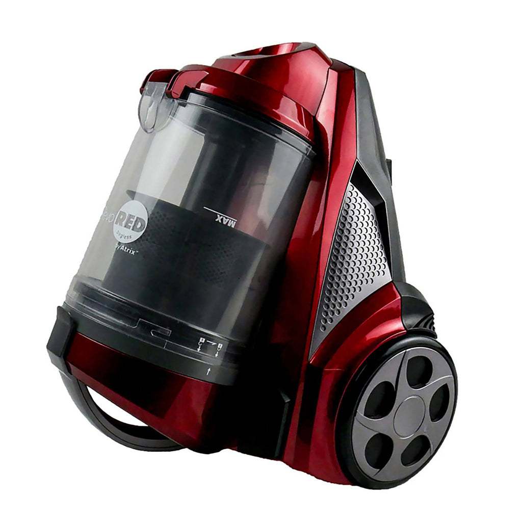Red Bagless HEPA Canister Vacuum S80814