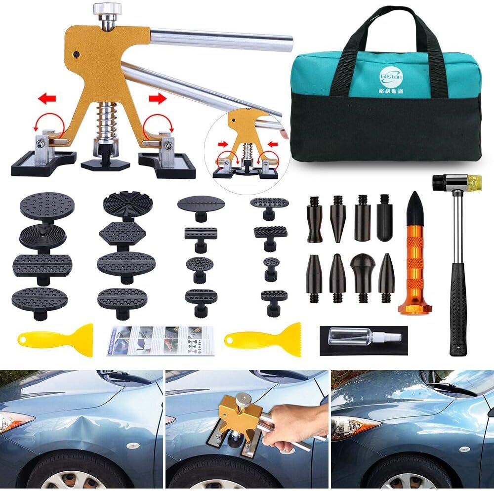 35pcs Dent Puller Kit with Adjustable Width Dent Repair Tools D96027