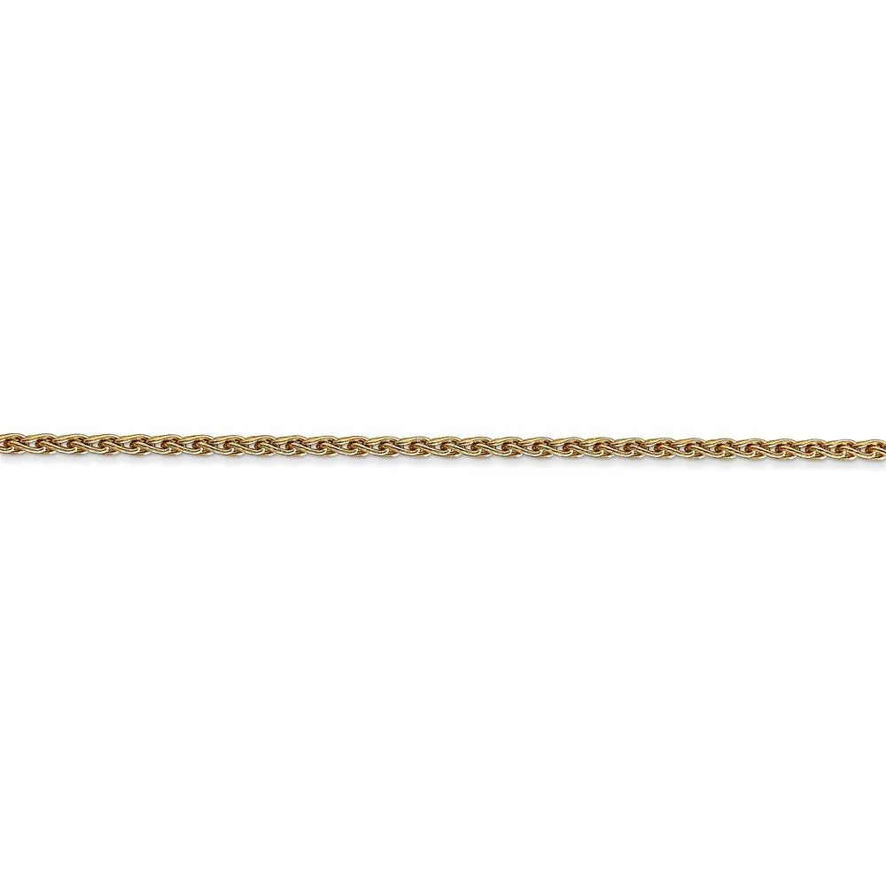 14kt Yellow Gold 1.75mm Wheat Chain 20 inch Lobster Clasp E862