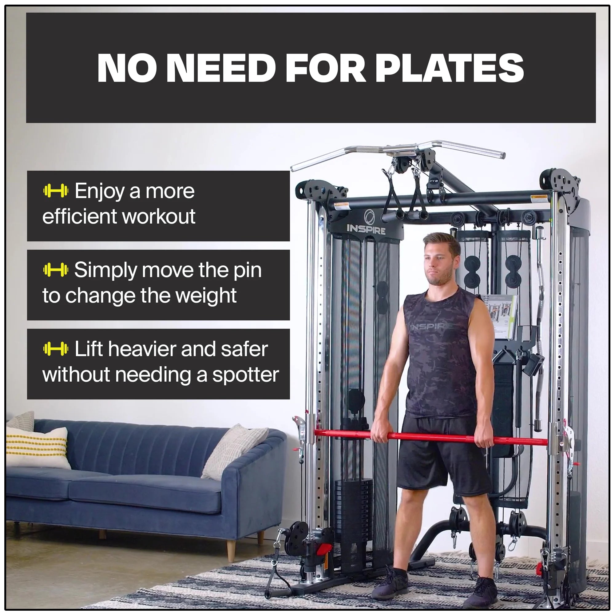 Functional Trainer Smith Machine with Bench O774007