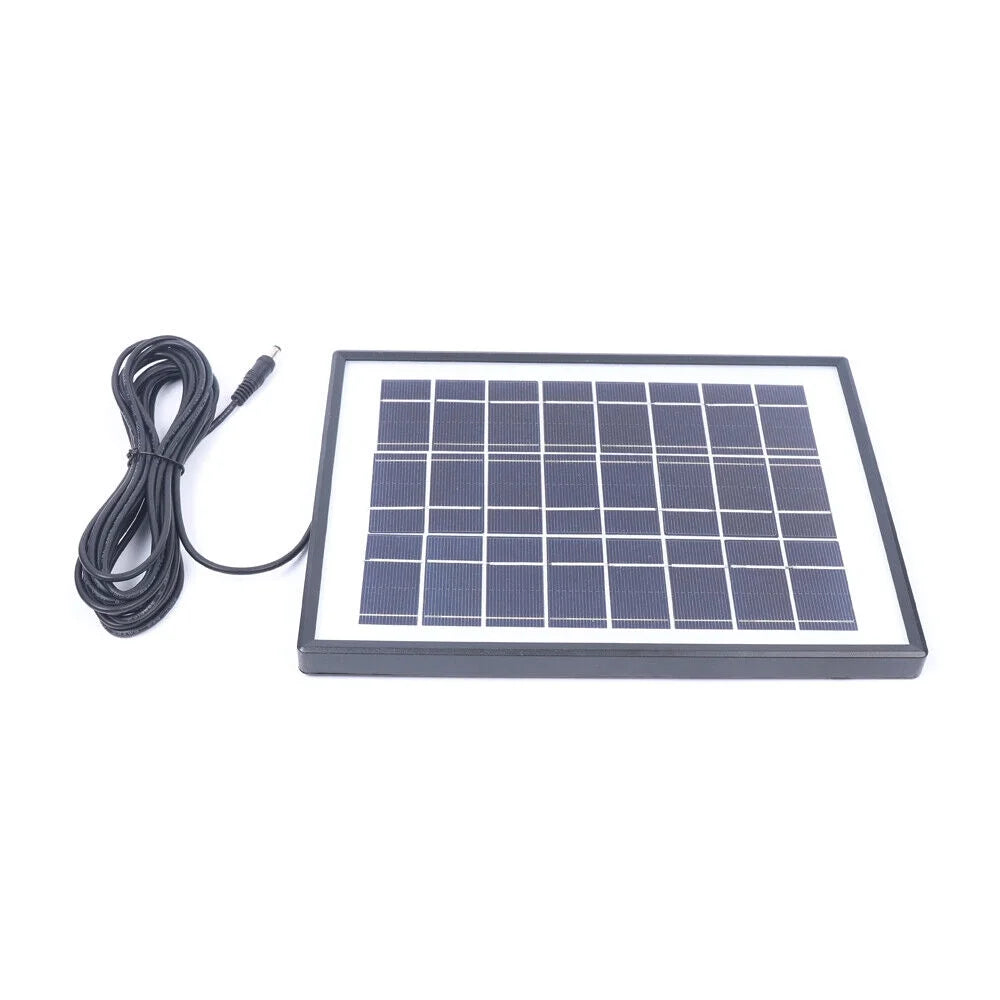 Portable Solar LED Fan Kit 3600mAh 12V G799
