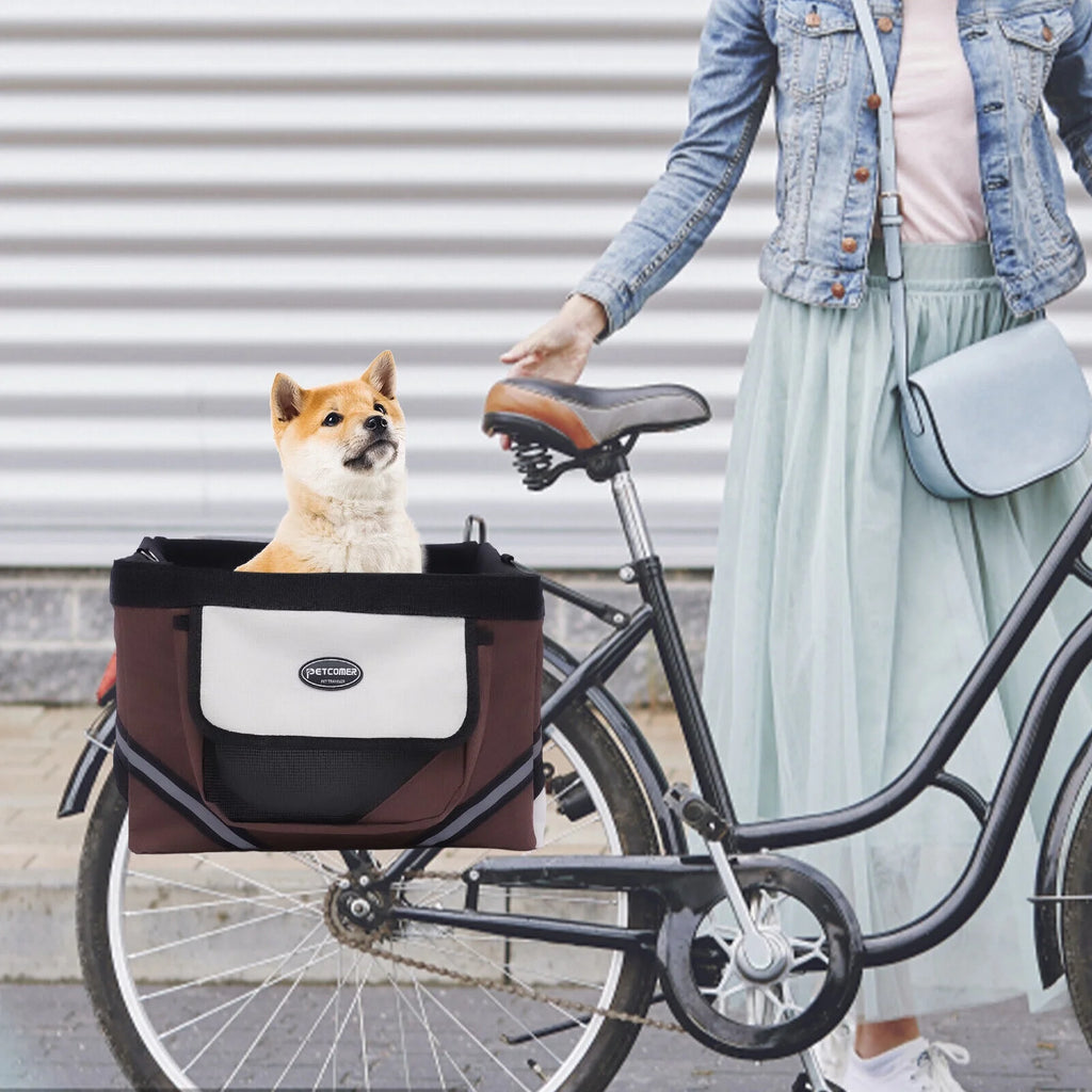 Folding Bike Basket Pet Carrier V827