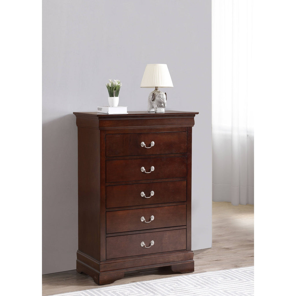 Cappuccino 5 Drawer Chest F871595