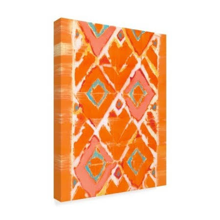 Orange Tribal II Canvas Art R30622