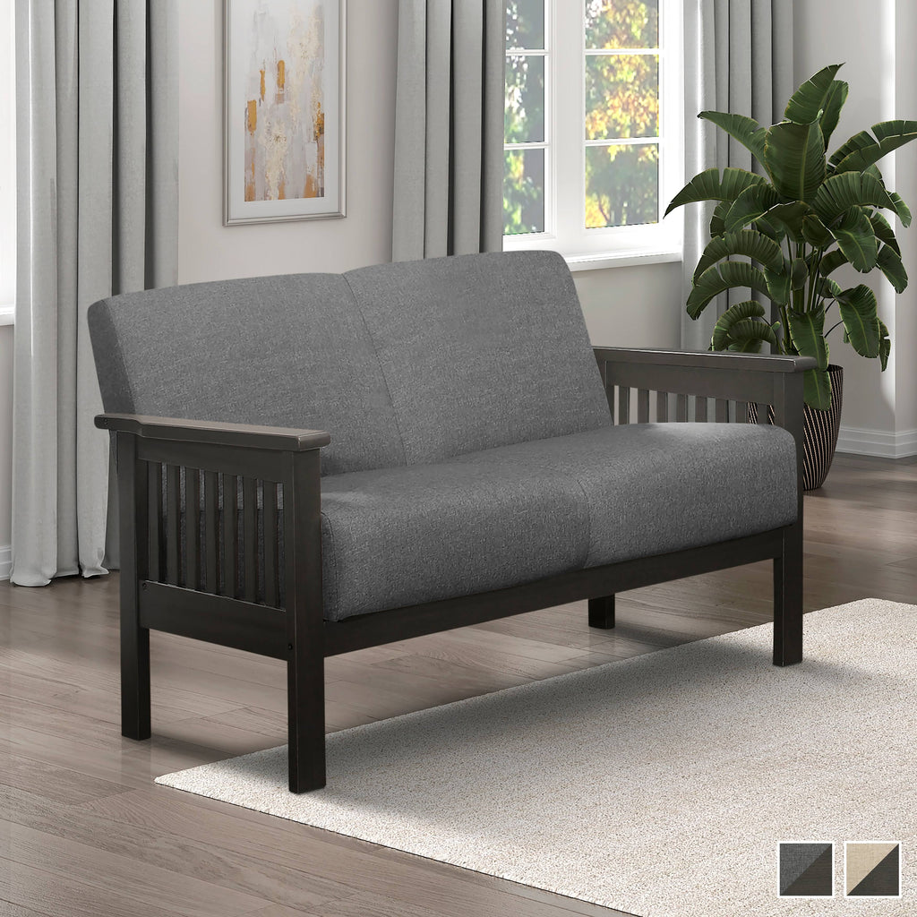 Light Brown Loveseat C395