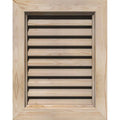 20-in W x 14-in H Vertical Gable Vent, Unfinished Pine R9489