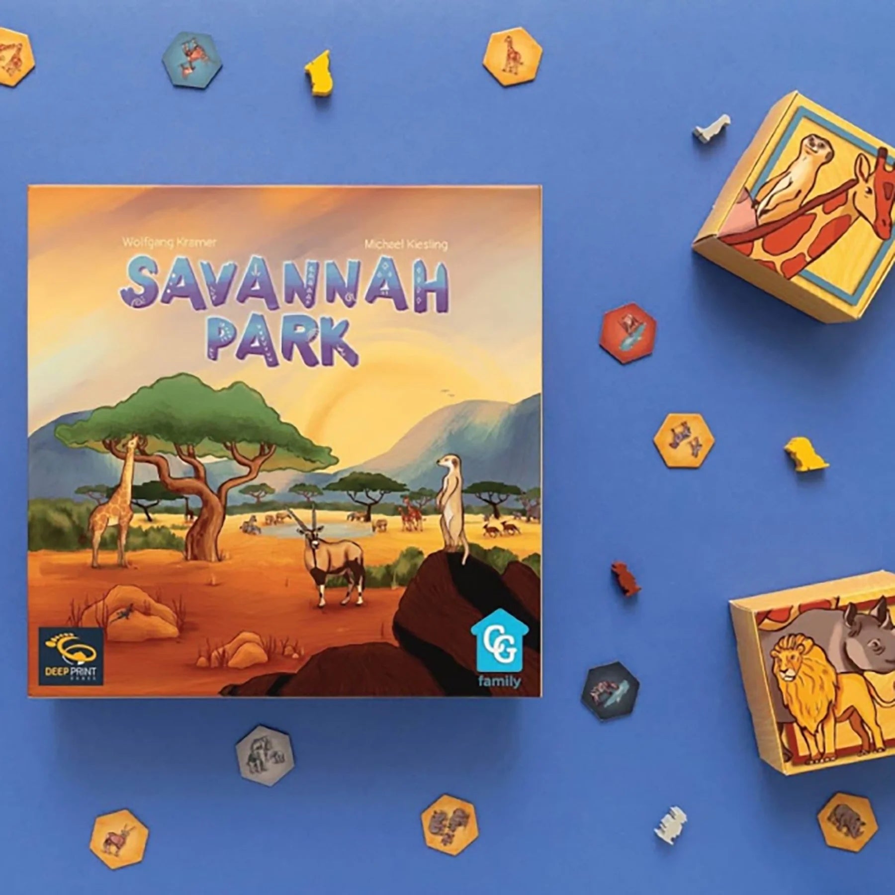 Savannah Park Family Strategy Board Game N423