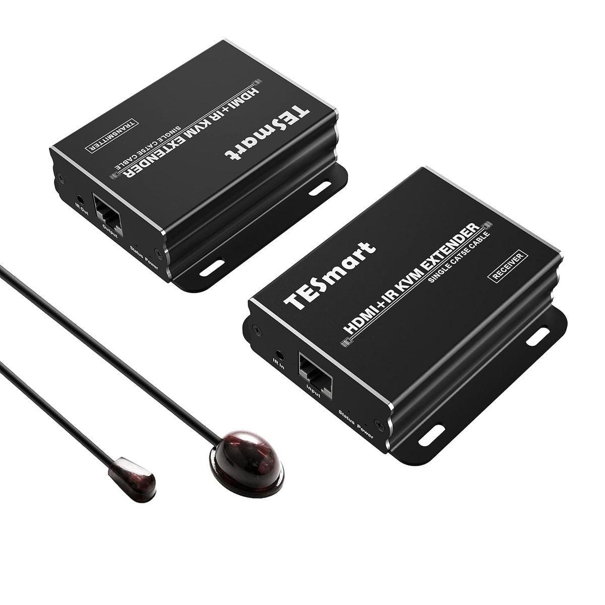 HDMI KVM Extender 1080P Over Single Cat5e/6 Cable, 2 USB Ports, Transmitter and Receiver O42887