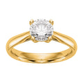 14 Karat Yellow Gold Lab Grown Diamond Solitaire Engagement Ring P3940