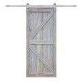 Barn Door with Bent Strap Hardware L467449
