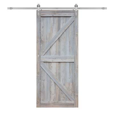 Barn Door with Bent Strap Hardware L467449