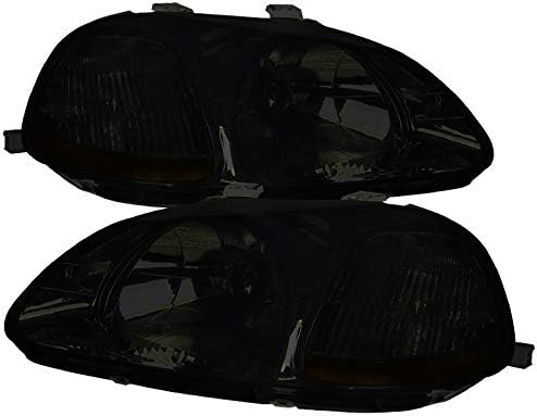 Black Clear Headlights Pair F986384
