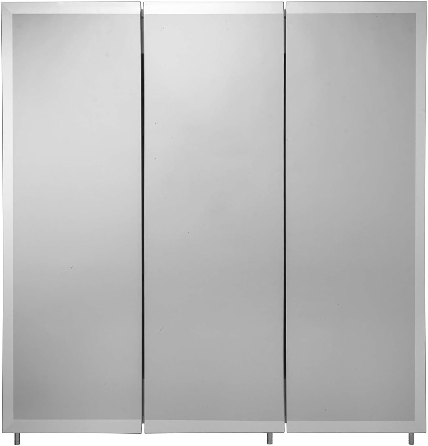Triple Door Tri-View Cabinet, 30-Inch x 36-Inch, White U6489