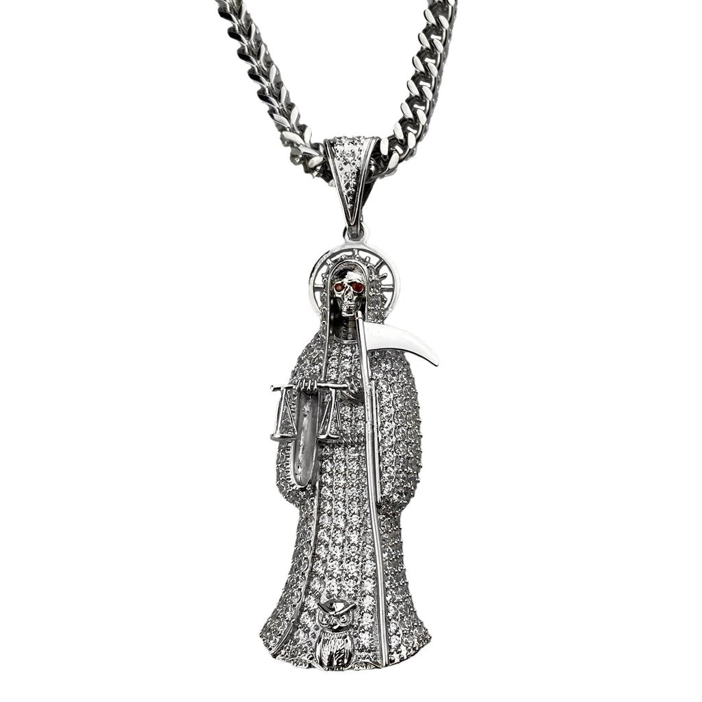 Stainless Steel Franco Chain Necklace 36" S273