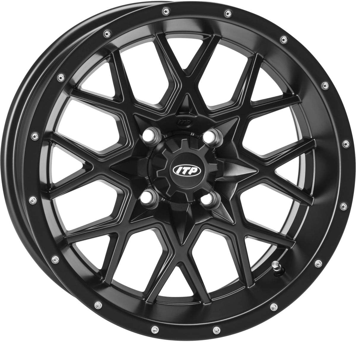 14x7 6+1 4/156 Matte Black Wheel L373