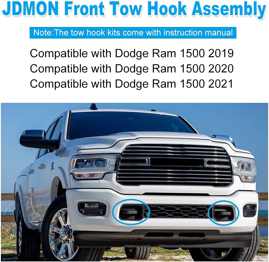 Heavy Duty Front Tow Hooks with Hardware H134735