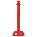 Red Heavy Duty Stanchion, 41 In. H, PK4 O699194