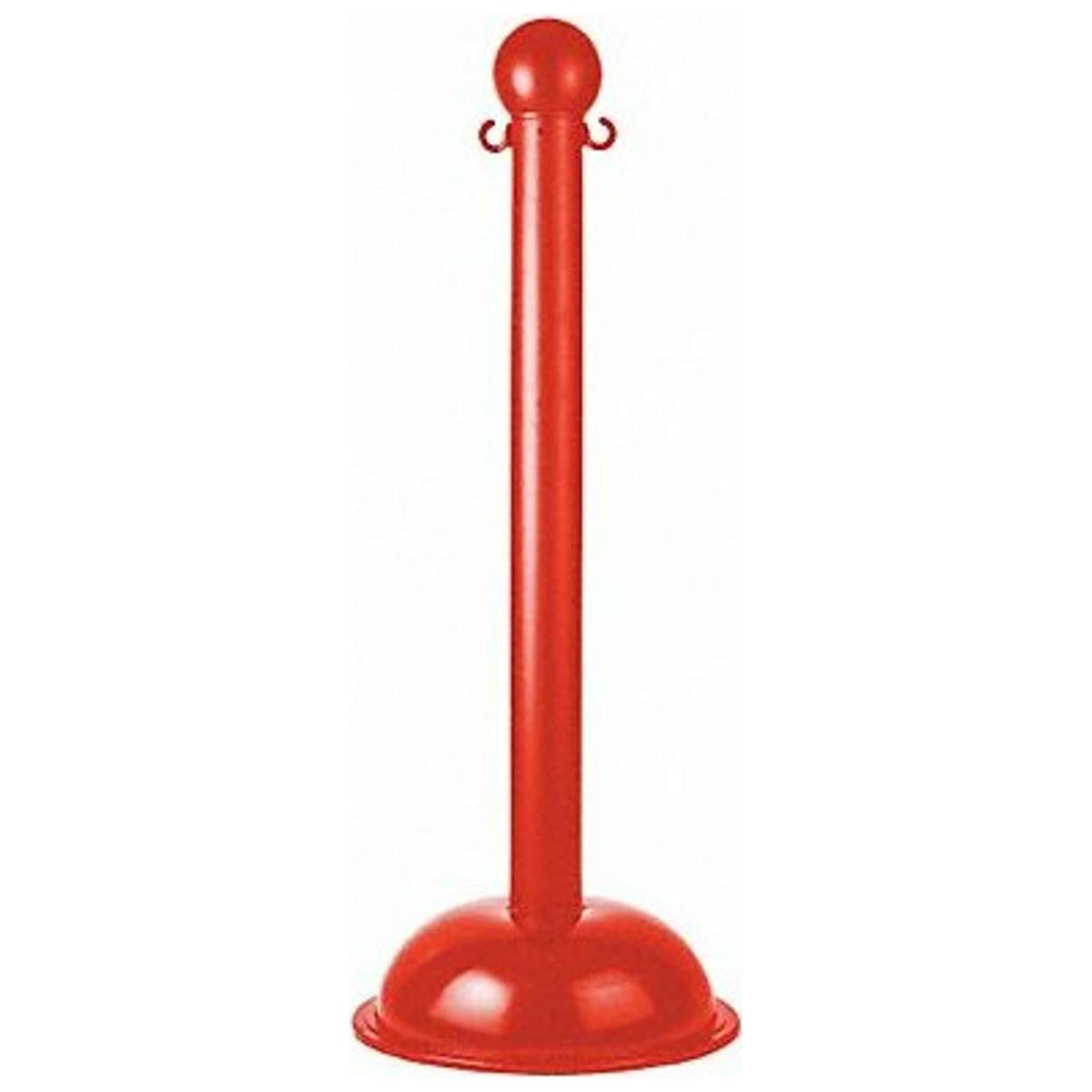 Red Heavy Duty Stanchion, 41 In. H, PK4 O699194