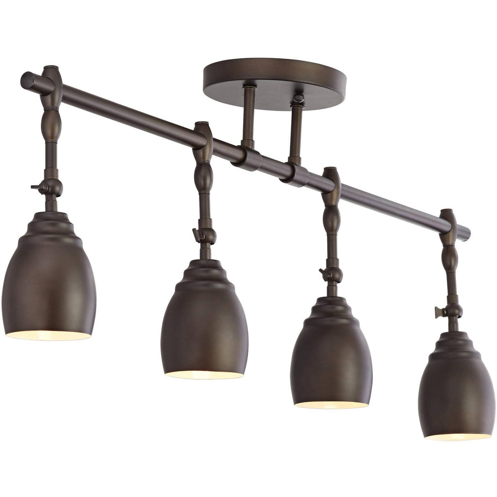 Oiled Rubbed Bronze 4-Light Track Fixture Q587