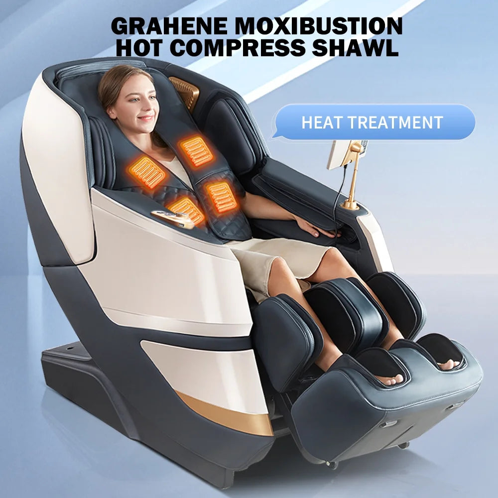 4D Massage Chair with Extendable Footrest G7629