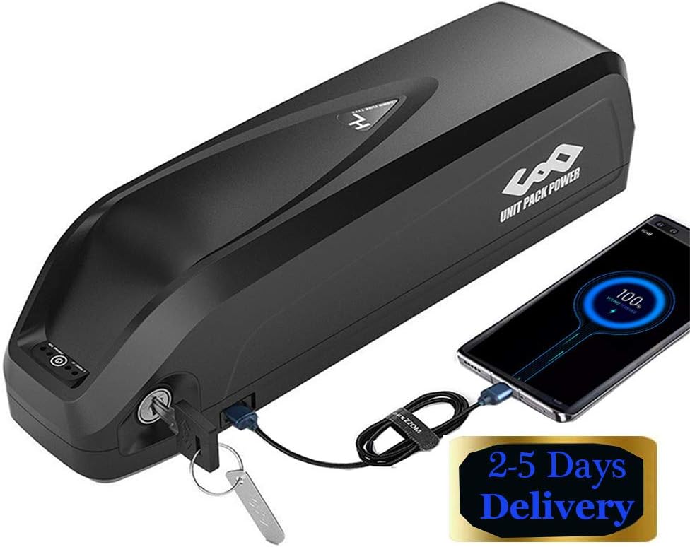 52V13AH Electric Bike Lithium Battery Pack with USB Charger Y6975