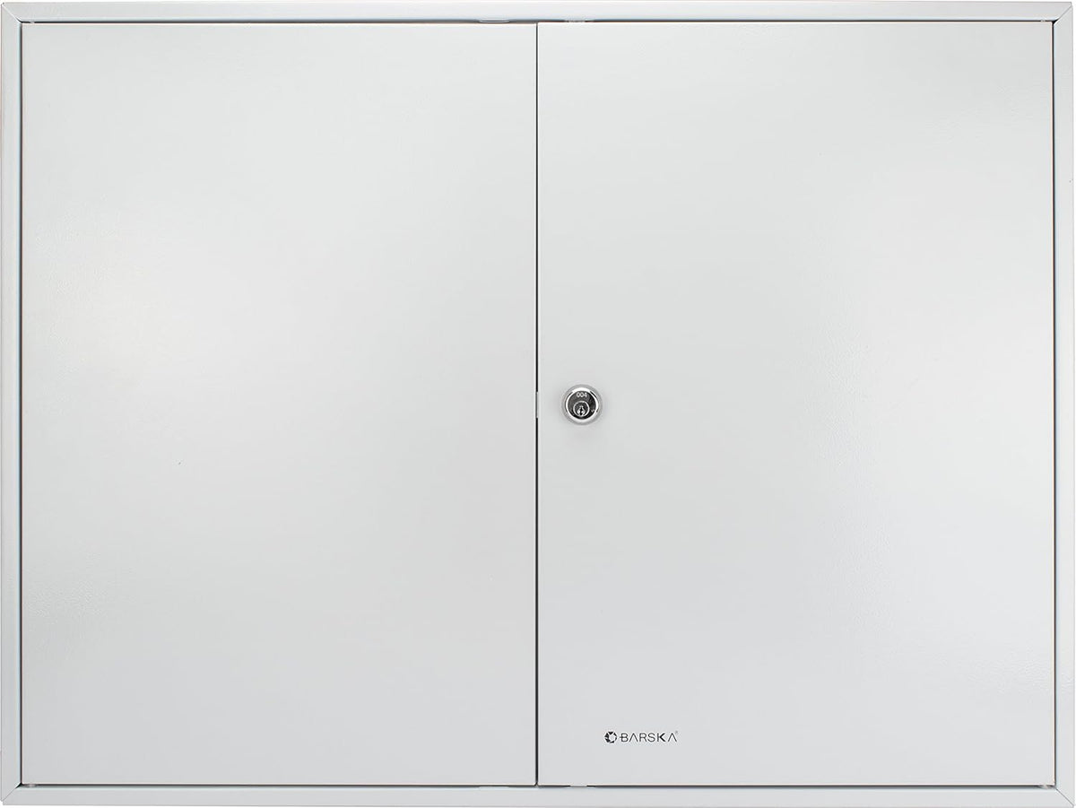 Key Lock 320 Position Key Cabinet Lock Box Grey with White Key Tags N31842