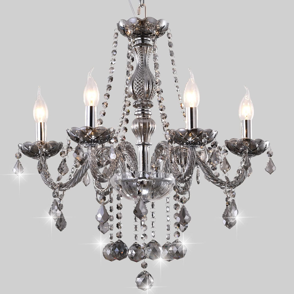 Crystal Chandelier 8 Lights LED Pendant Lamp Ceiling Fixture 31.5 Inch X 47.2 Inch O8576