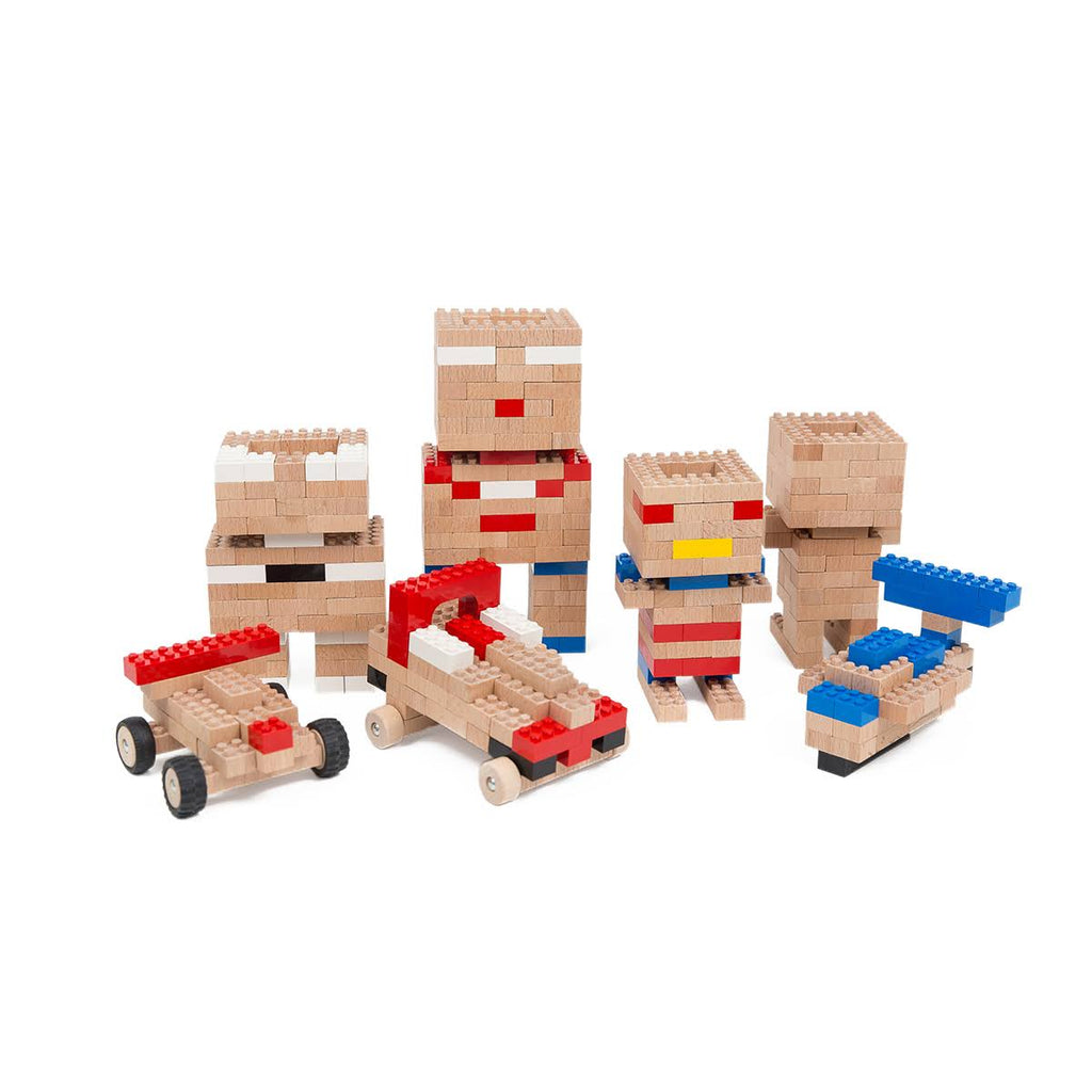 250 Piece Wooden Eco Bricks Set H286431