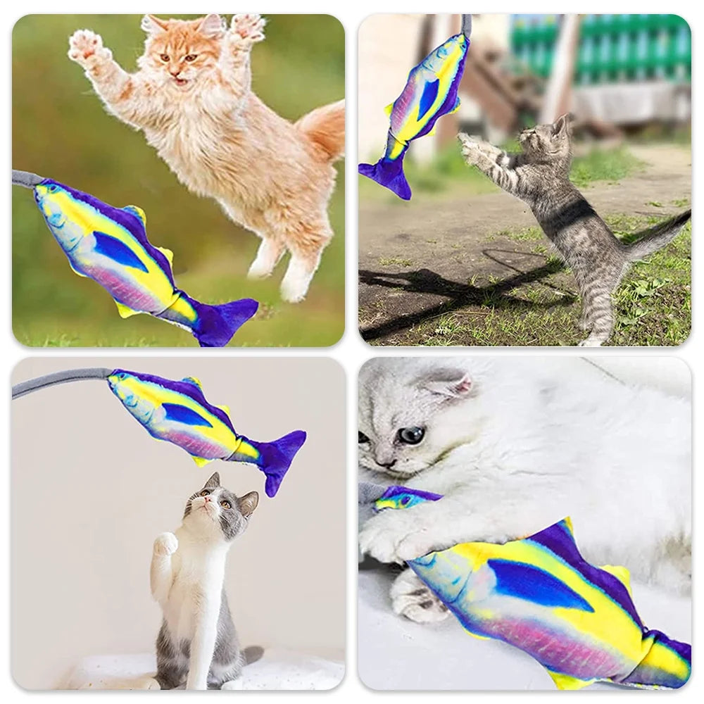 Wiggle Fish Catnip Plush Cat Toy M72121