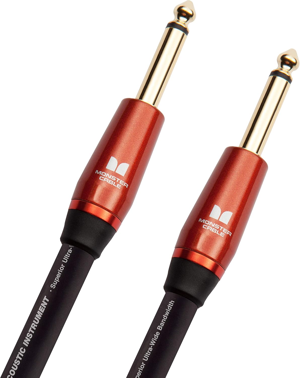 Acoustic Instrument Cable 12 ft Straight to Straight Pack of 2 F620392