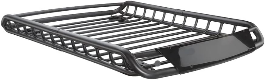 Black Powder Coat Rooftop Basket with Deflector L750108