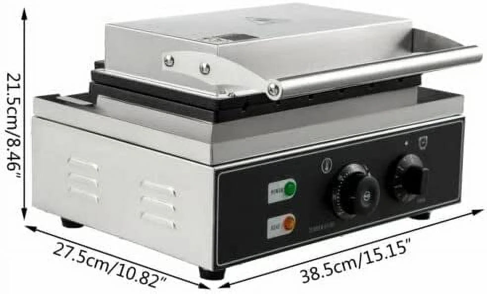 1500W Commercial 10pcs Nonstick Waffle Maker Y173
