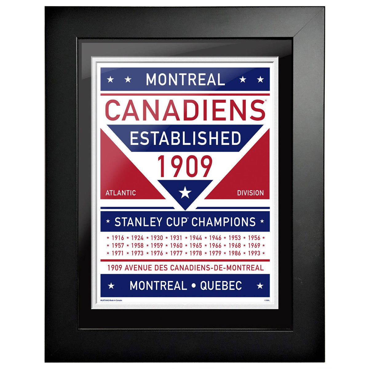 Dual-Tone Framed Artwork M7423