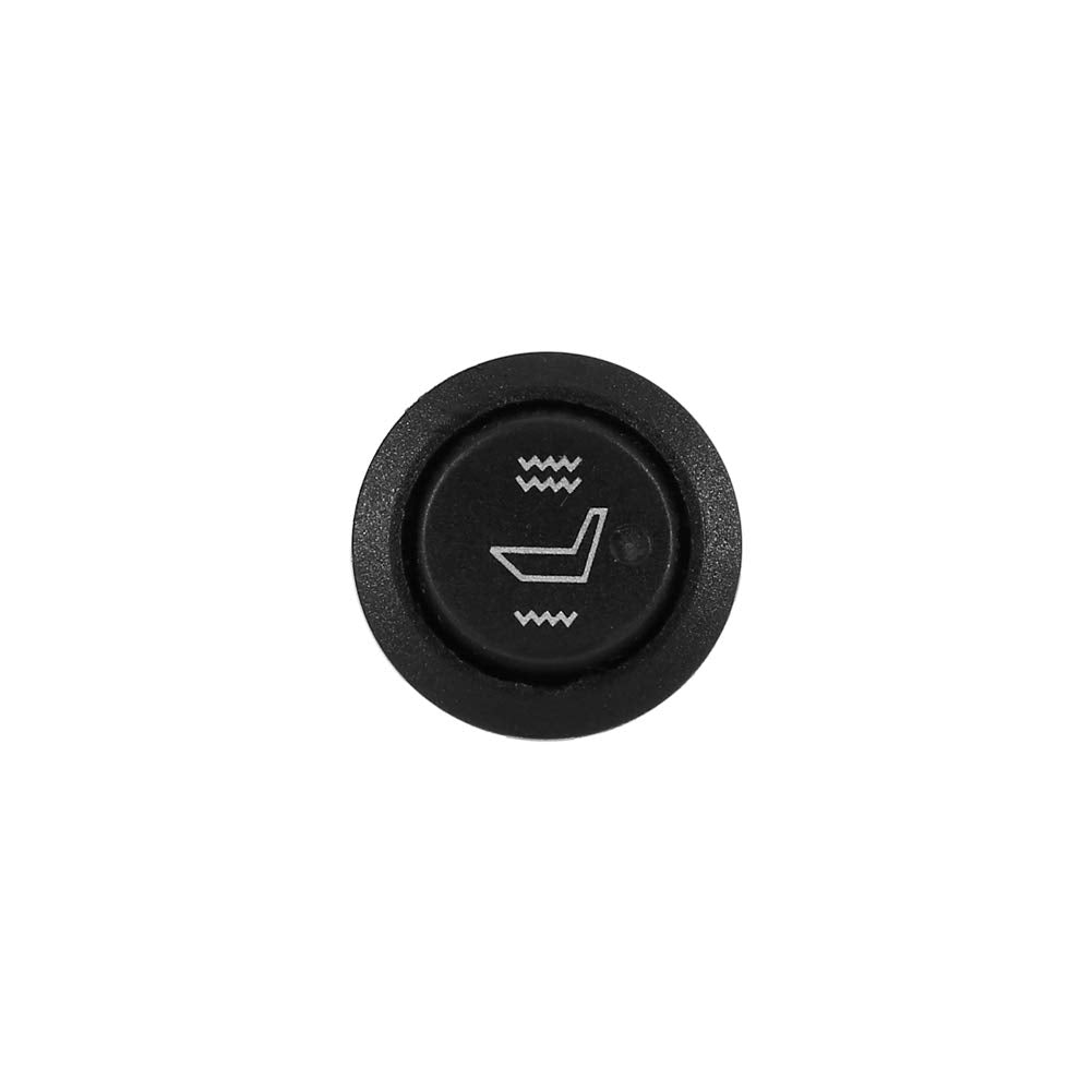 2X Universal 3 Pin Round Heated Seat Switch U21369