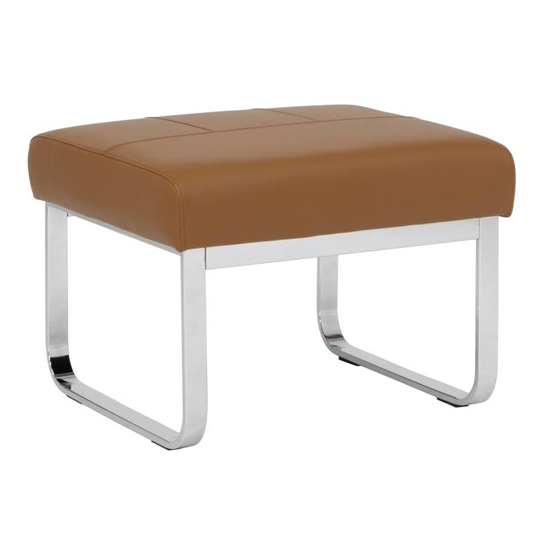 Caramel Brown 2-Piece Accent Chair and Ottoman Set G757