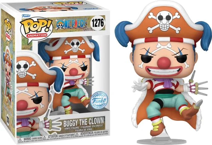 Multicolor One Piece Buggy The Clown Pop! Vinyl Figure R334