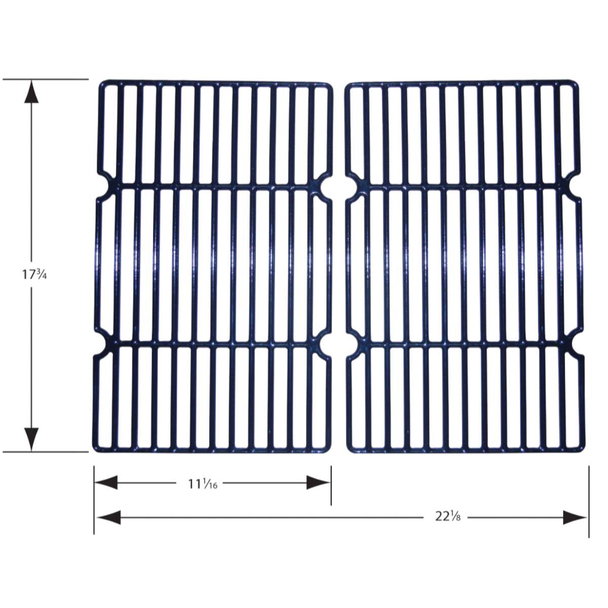 Gloss Cast Iron Cooking Grid for Gas Grills 22x22 W7021