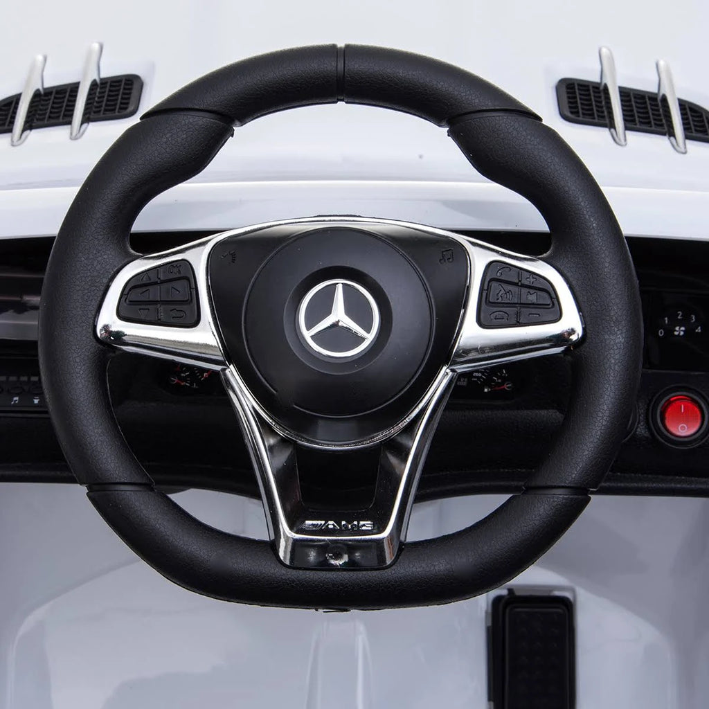 White 12V Ride-On Car X50481