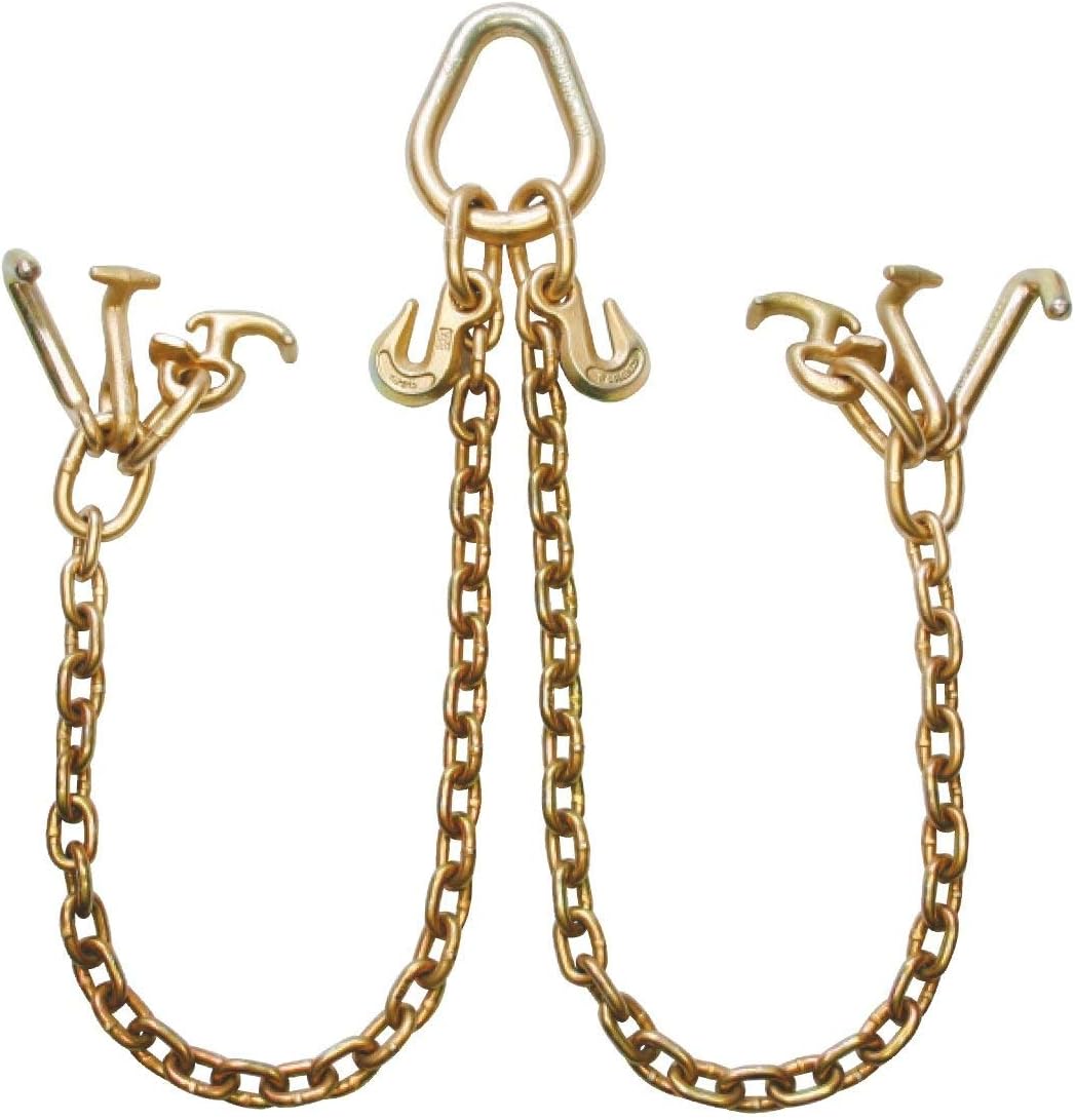 Towing Chain Bridle with Universal RTJ Clusters, Grade 70, 84 Inch, 4,700 Pound Safe Working Load P300606