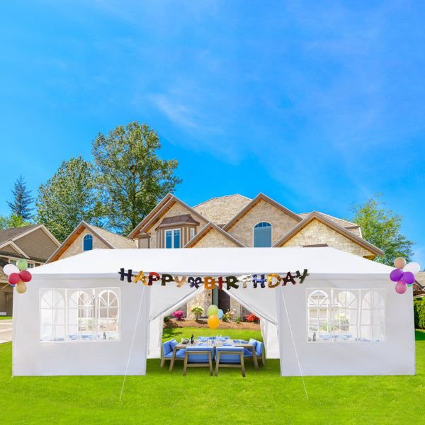 3 x 9m Eight Sides Two Doors Waterproof Tent Y686277