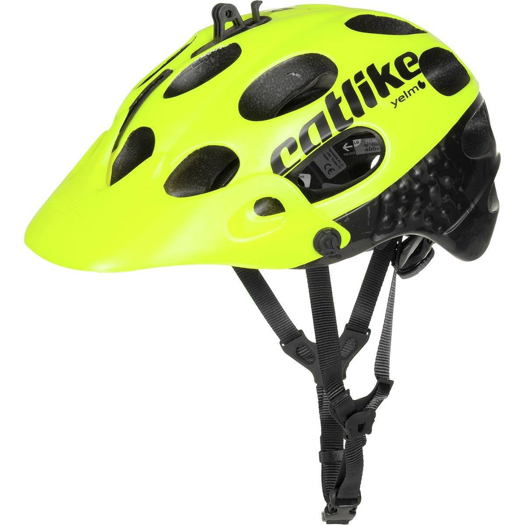 Yellow Fluor Mountain Bike Helmet E1551